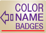 Color Name Badges