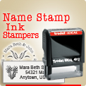 Order Name Address Rubber Stamper here. Personalized Name and Address Stamper. Ideal, Trodat, Shiny, Rubber Stamp brands. Rubber Stamps wholesale. Quick! Easy! Fast! Customized Online.