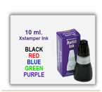 Xstamper Ink for genuine Xstamper Pre Inked Stamp in 10 ml size.