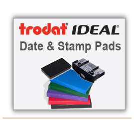 Replacement pads for Self Inking Trodat Rubber Stamps and Self Inking Daters. Enter your brand name.
