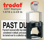 Order Trodat Professional Self Inking Rubber Stamp No. 5200 online – This Trodat Stamper has a 1-9/16 x 2-3/8 inch impression area.