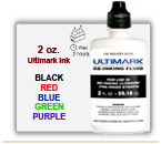 Order 2 oz size Ultimark Rubber Stamp Ink here. This is is designed to work only in Ultimark Pre Inked Stamps.
