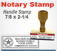 These Trodat Ideal Handle Style Notary Seal Stamp are  extremely durable stampers. They require a stamp pad.Get your order in by 4pm and ships usually in 24 hours.